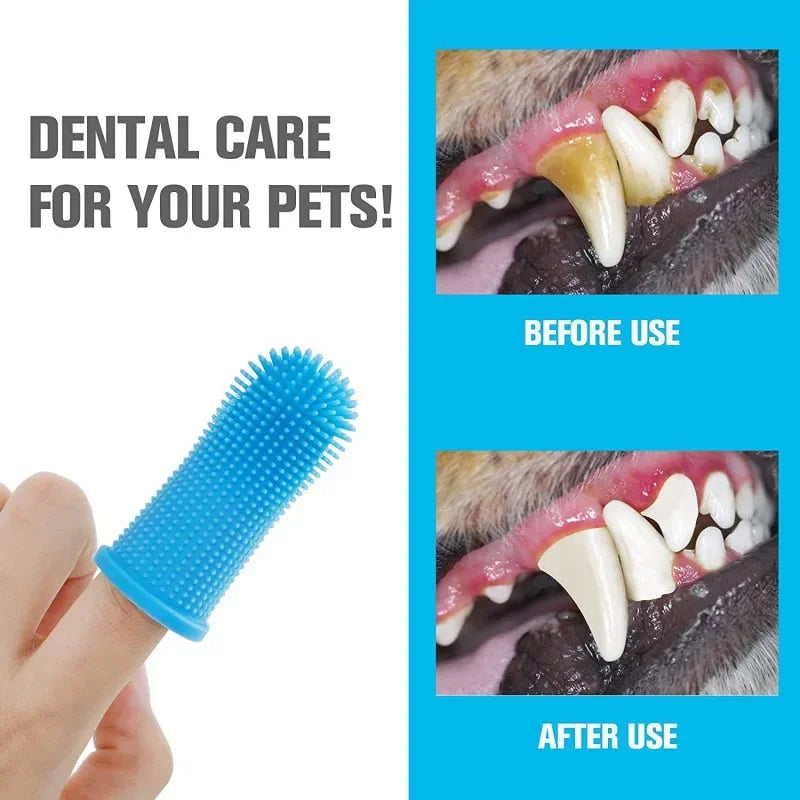 Dog Super Soft  Finger Toothbrush  Nontoxic Silicone